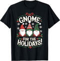 Funny Christmas Family Gnome For The Holidays Merry Xmas T-Shirt
