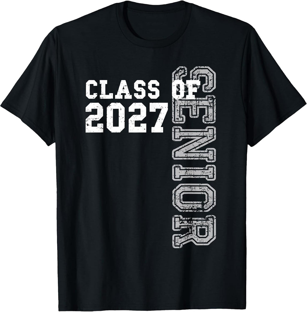 Class of 2027 Senior 2027 Graduation 2026 Student Kids T-Shirt