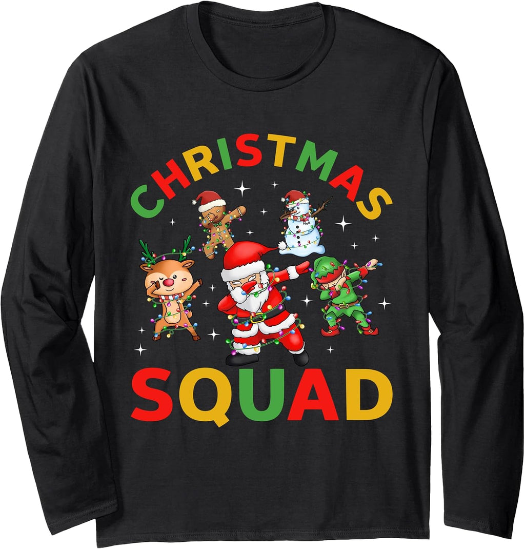Christmas Squad Xmas Family Merry Christmas Long Sleeve T-Shirt