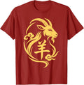 Chinese New Year 2027 Fire Goat Year of The Goat 2027 Lunar T-Shirt