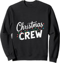 Fun Christmas Crew Holiday Lights Graphic Sweatshirt