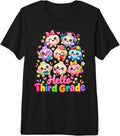 Hello Third Grade Dumpling Squad Kids Teacher Outfit 3rd Premium Tri-Blend T-Shirt