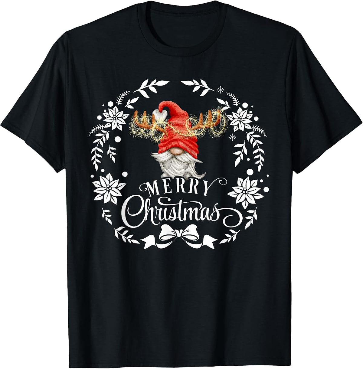 Funny Merry Christmas Gnome Art