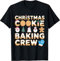 Christmas Cookie Baking Crew for Holiday Bakers and Festive T-Shirt