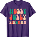 Holly Xmas Jolly Groovy Christmas Lineman Pajamas