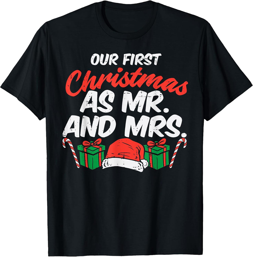 Matching Couple Christmas Shirts Pajamas PJ Gifts
