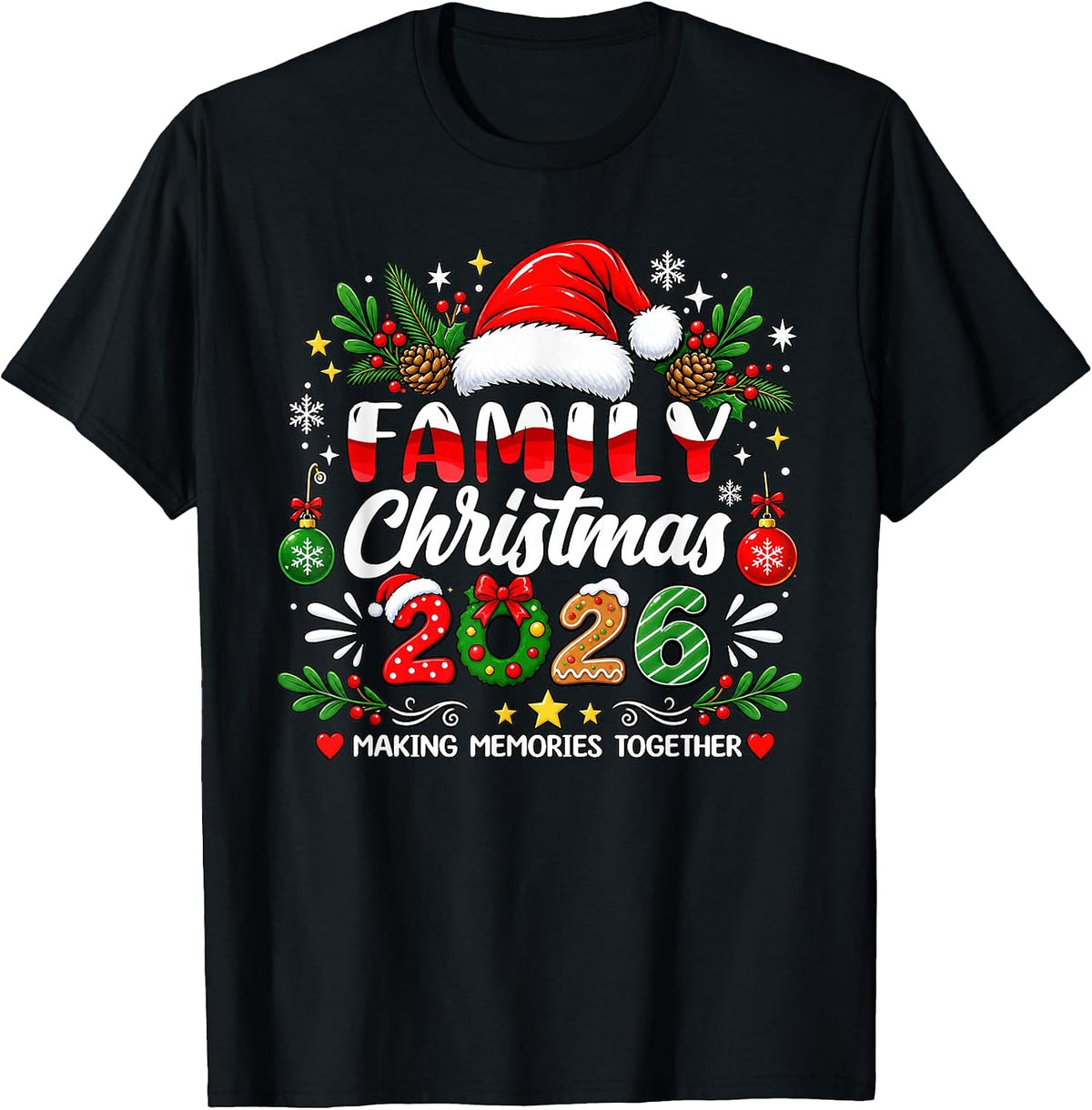 Pajama Xmas Squad Funny T-Shirt