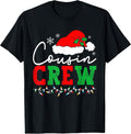 Cousin Crew Christmas Xmas Lights Family Matching Pajamas T-Shirt