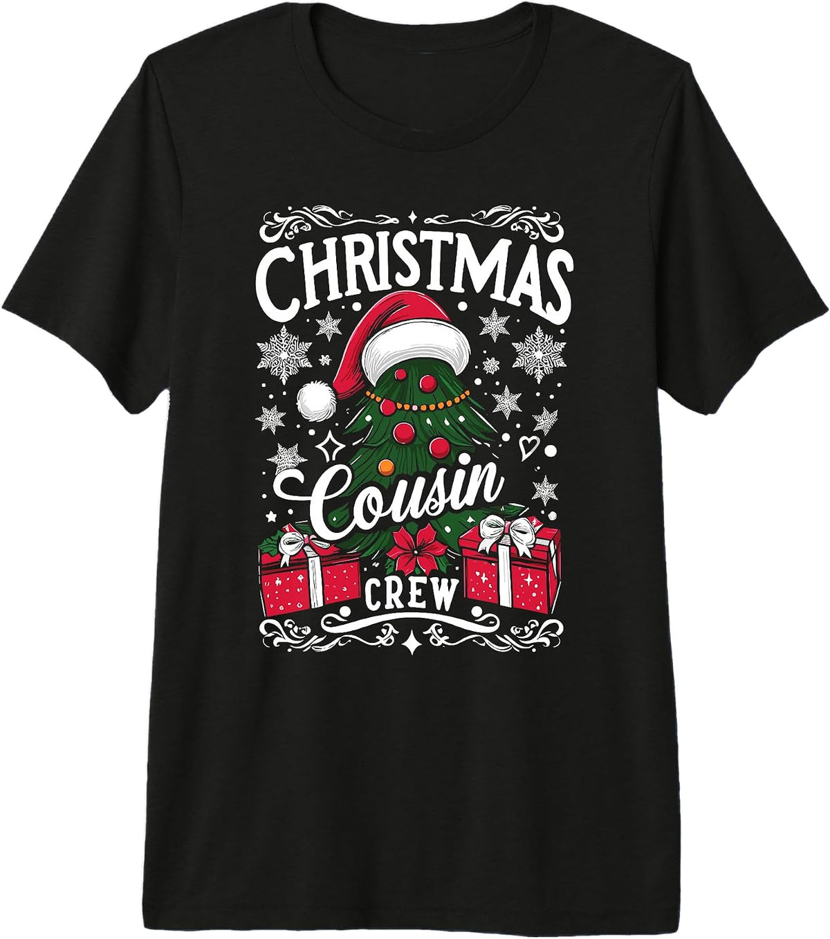 Cousin Crew Christmas Santa Shirt