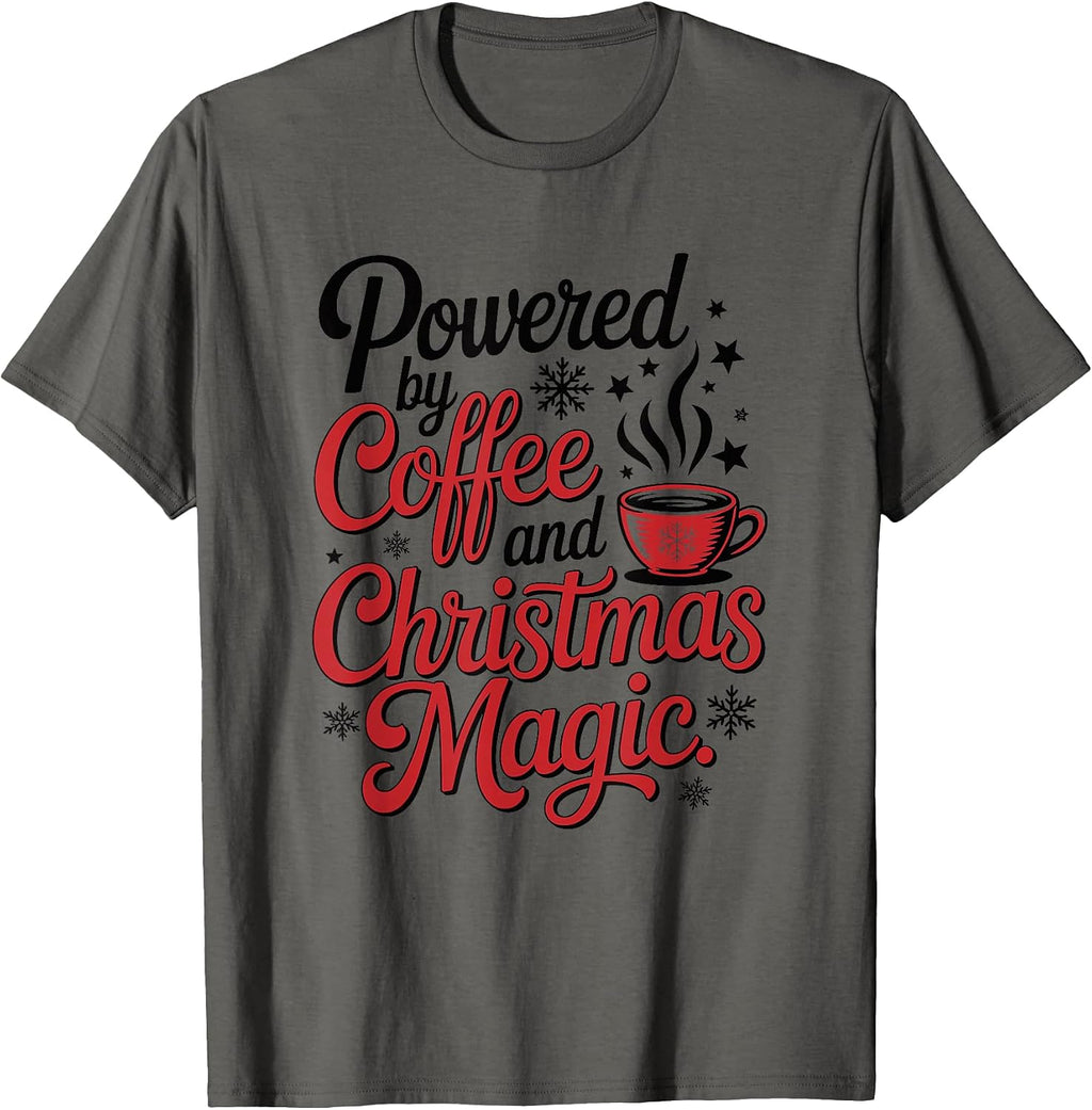 Coffee Christmas Magic Holiday Festive Winter Xmas T-Shirt