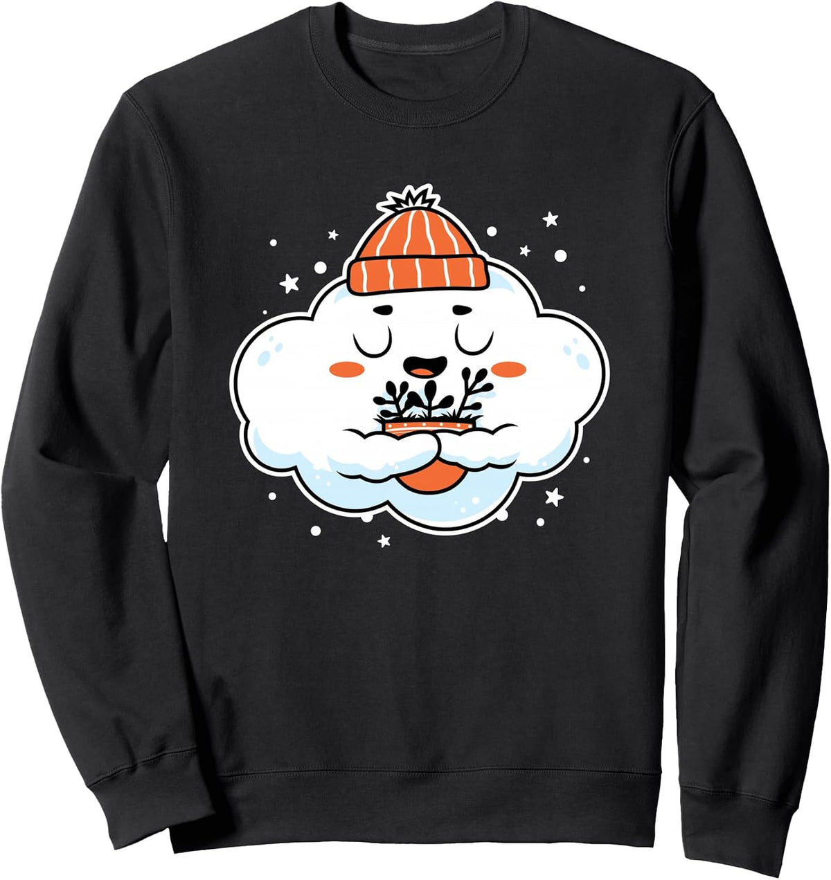 Cozy Cloud Holding Cocoa Winter Design Sweatshirt
