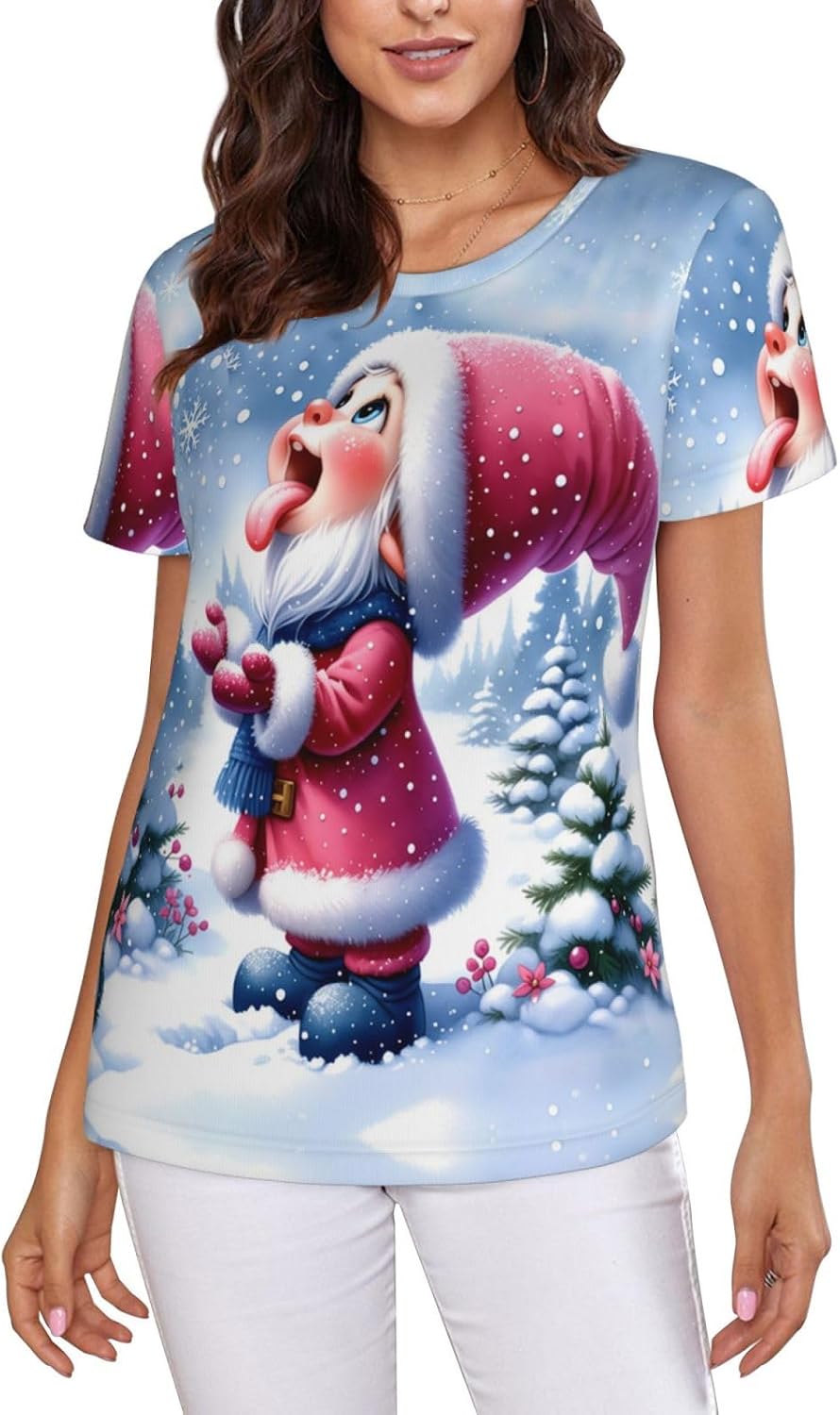 T Shirts Short Sleeve Crew Neck Tops Loose Fit Basic Plain Tshirts