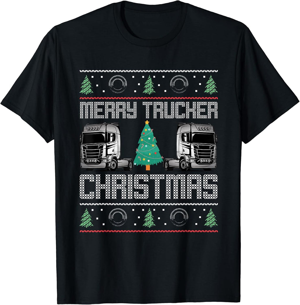 Big Rig Truck Merry Christmas Trucking Gift