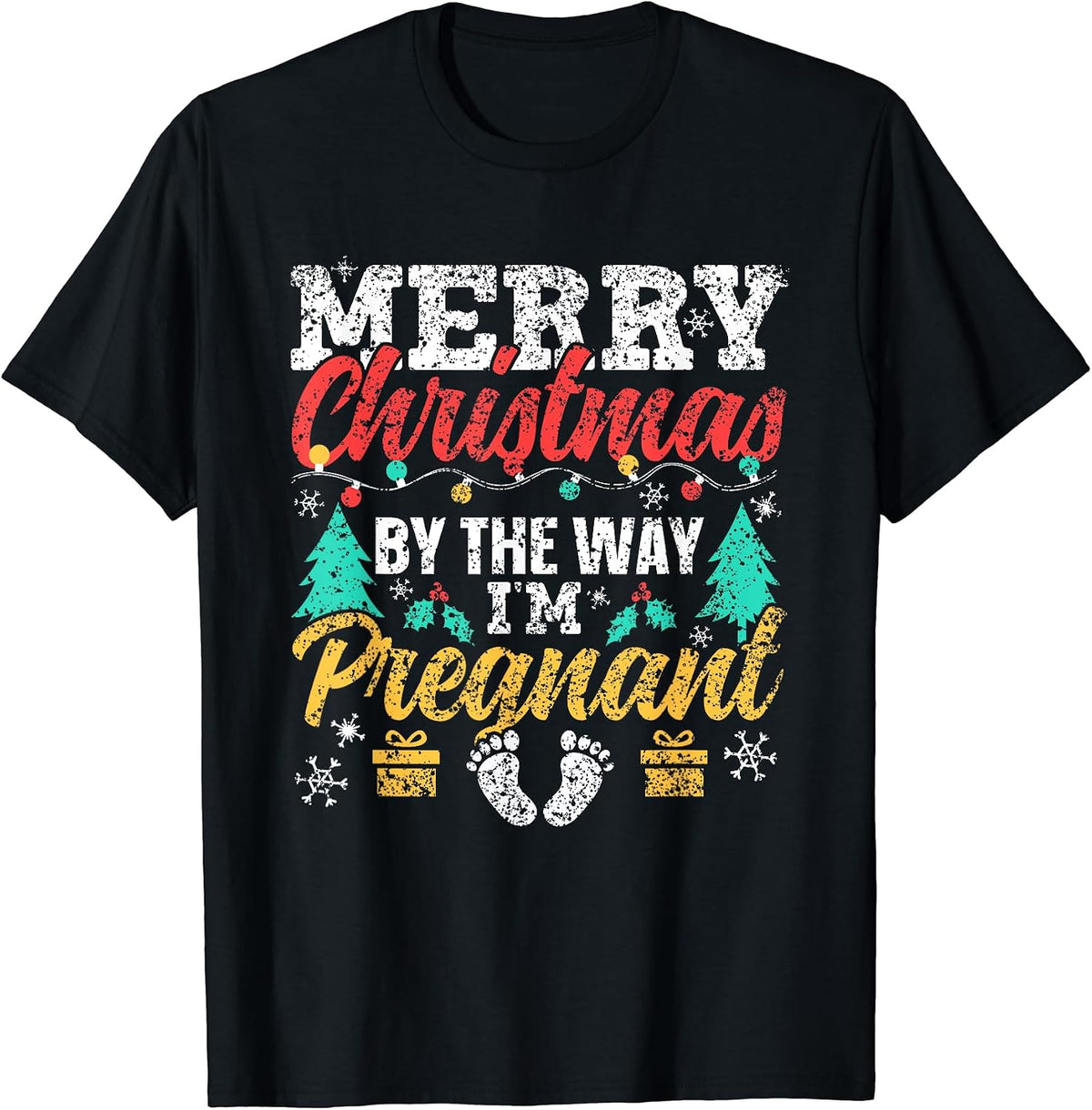 Women Announcing New Pregnant Christmas Pregnancy