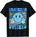 Groovy Hanukkah Vibes Chanukah Pajama Happy Hanukkah Tees T-Shirt