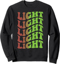 Retro Style Christmas, Light Sweatshirt