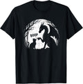 Cat and the Dragon Boop Cute Fantasy Full Moon Graphic Funny T-Shirt