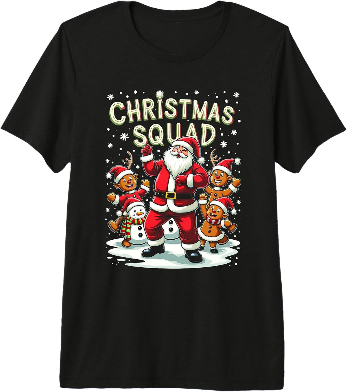 Christmas SQUAD Christmas Santa Premium Tri-blend T-Shirt