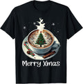 Coffee Merry X-mas Christmas Tree Caffeine X-mas Holiday T-Shirt