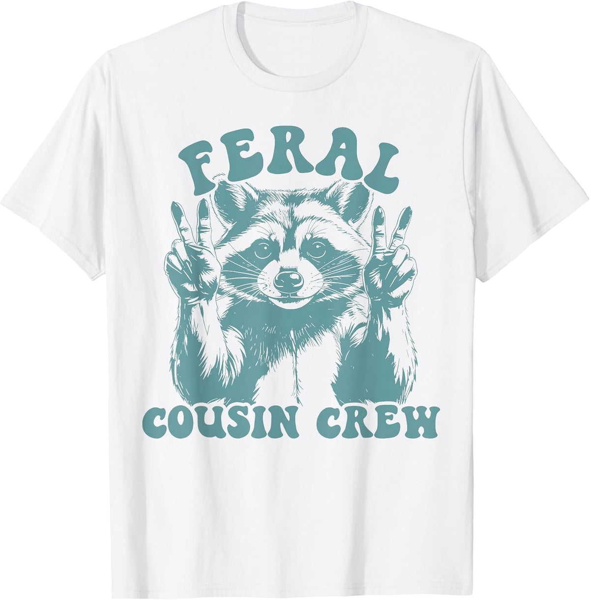 Retro Feral Cousin Crew Family Reunion Summer Vacation T-Shirt
