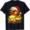 Rubber Duck Sunglasses Cute Christmas Xmas T-Shirt