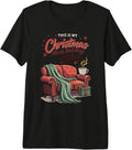 This Is My Christmas Movie Watching Shirt Funny Holiday Tee Premium Tri-blend T-Shirt