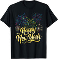 New Year Eve Party Supplies NYE 2026 Happy New Year Matching T-Shirt
