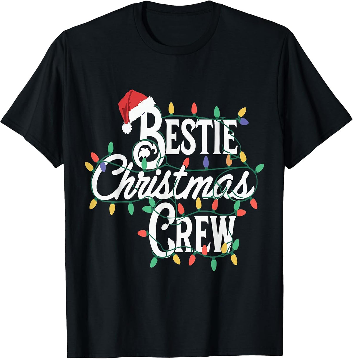 Bestie Christmas Crew Funny Best Friend matching friends T-Shirt