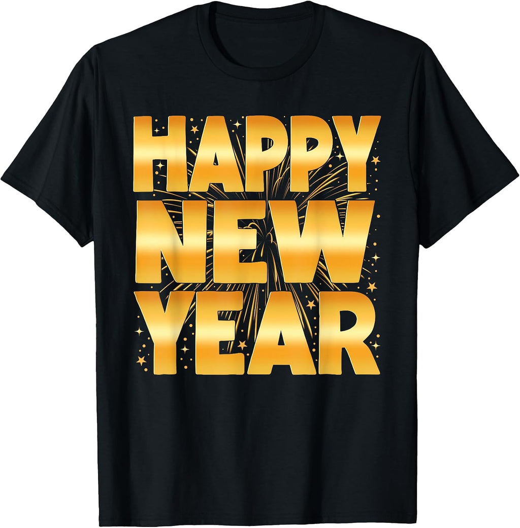 Happy New Year Shirt Family New Years Eve Party Fireworks T-Shirt