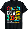 Cousin Crew 2026 Summer Vacation Beach Family Trip Matching Tees T Shirts