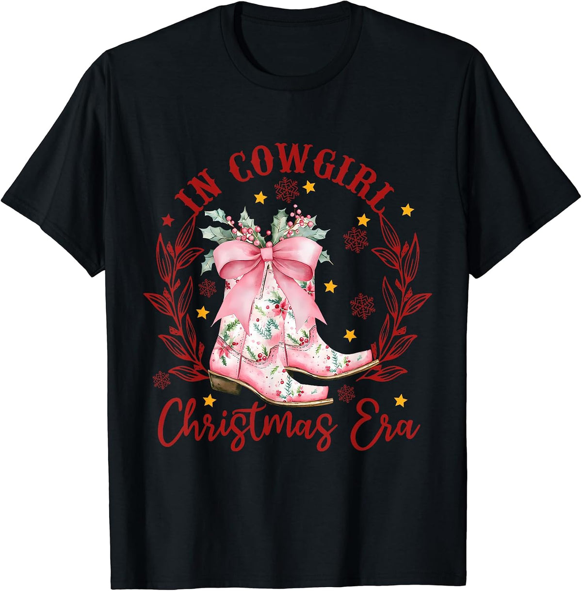 In Cowgirl Christmas Era Western Boost Quote