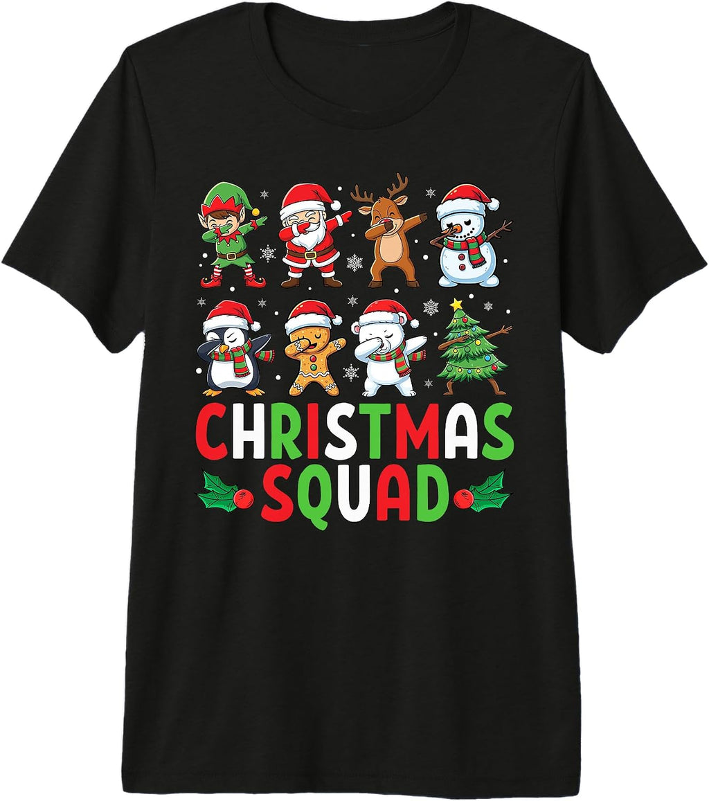 Amazing Xmas Christmas Squad Design Premium Tri-Blend T-Shirt