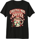 Christmas Mode Activated By Coffee Funny Christmas Premium Tri-Blend T-Shirt
