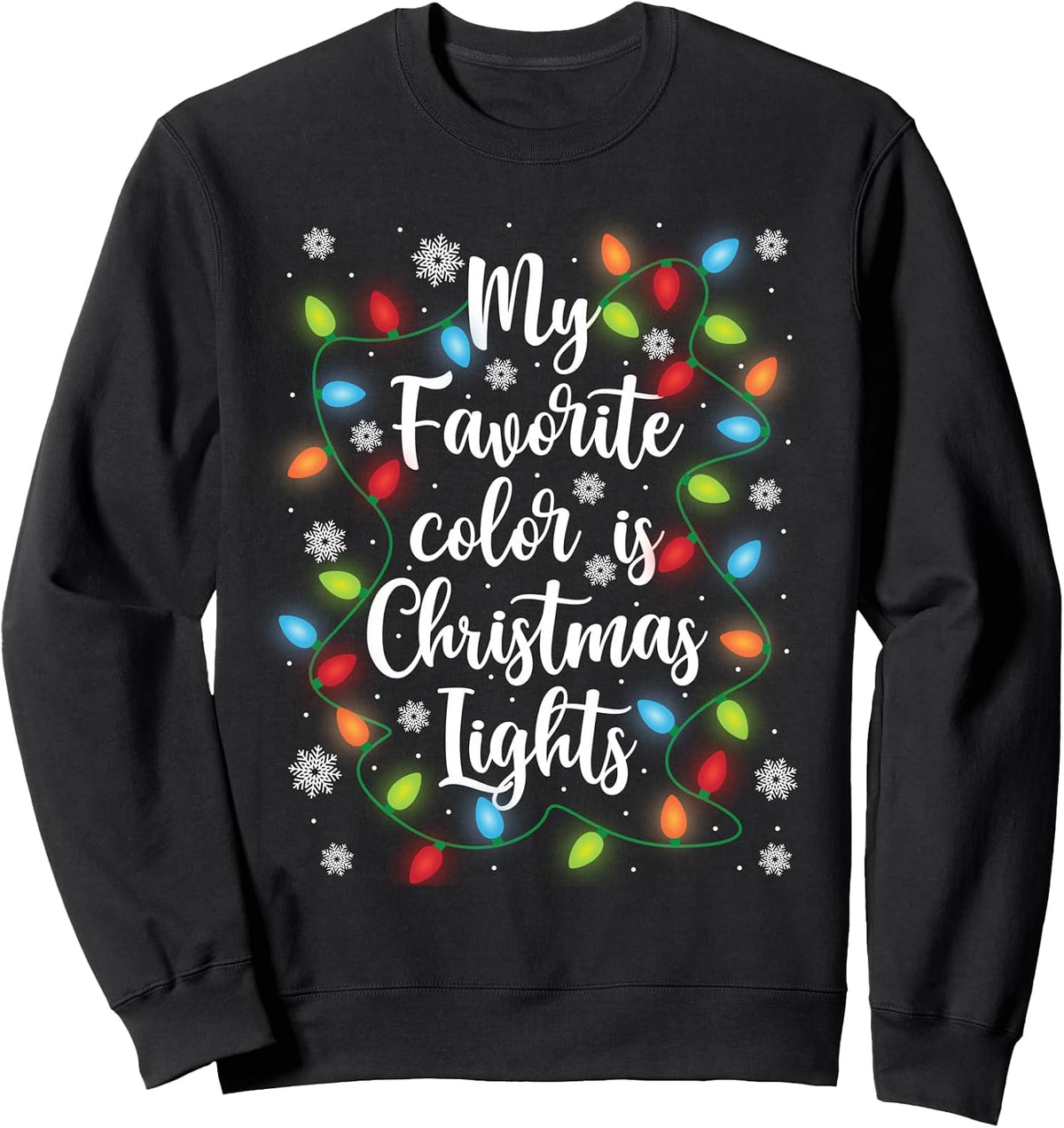 Funny Xmas Holiday Christmas Lights Adults Kids