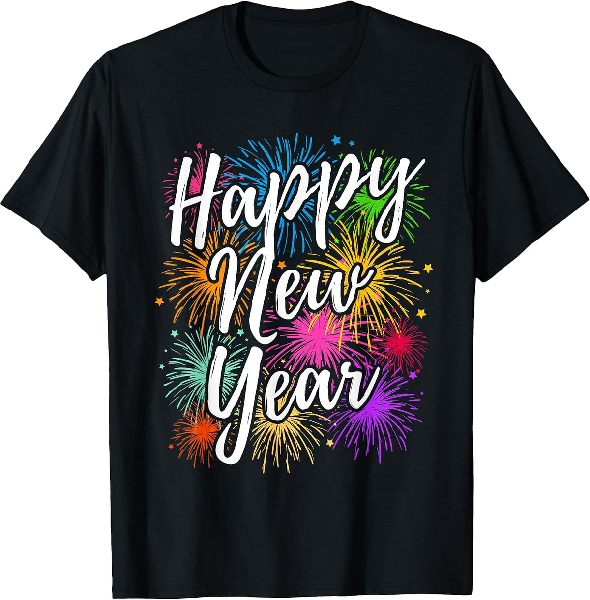 New Years Eve Party Supplies NYE Matching Happy New Year T-Shirt