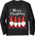 Merry Christmas gnome decor Long Sleeve T-Shirt