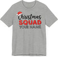 Christmas Squad Shirt, Personalized Holiday Team Matching Family Name Tee, Customizable Tees