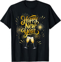 New Years Eve Party Supplies 2026 Happy New Year Fireworks T-Shirt