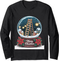Lineman Merry Christmas Shirt Gifts for Women Men Long Sleeve T-Shirt