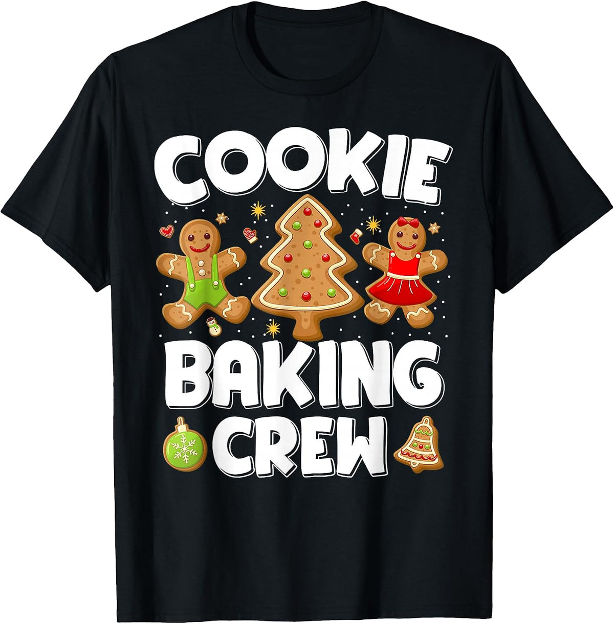 Christmas Cookie Baking Crew Men Women Kids Funny