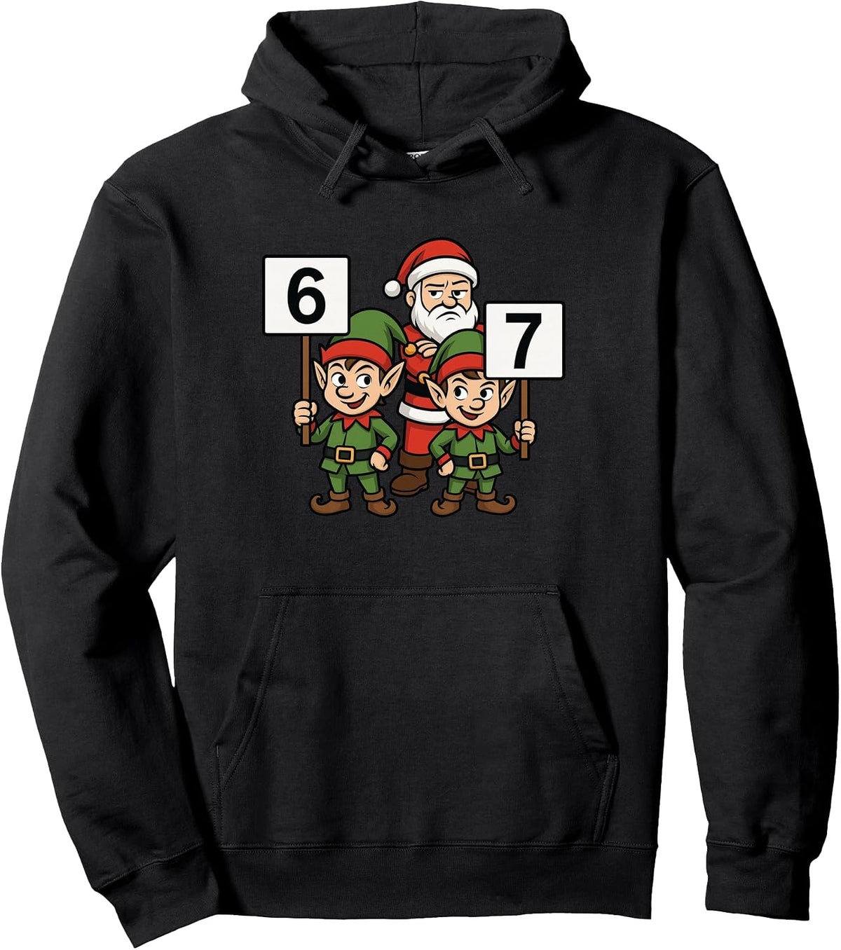 Funny 67 Christmas Meme for Santa Fans Pullover Hoodie