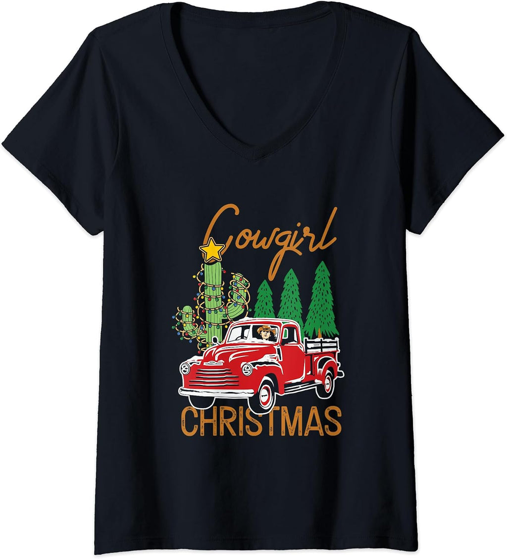 Western Cowgirl Christmas Merry Xmas