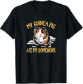 Kids Boys Girls Ate My Homework Cute Wheek Guinea Pig Lover T-Shirt