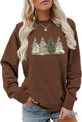 Merry and Bright Sweatshirt Christmas Pullover for Women