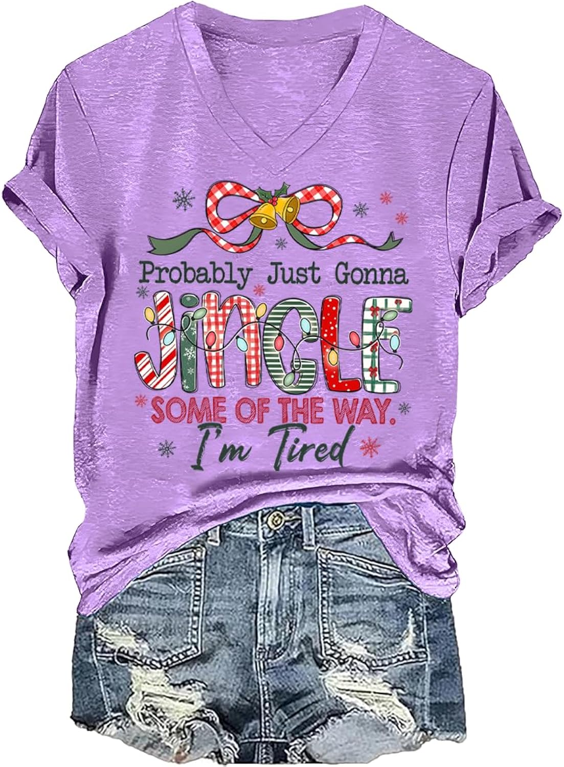 Jingle Some of The Way Shirt Probably Just Gonna Jingle Some of The Way I'm Tired T-Shirt