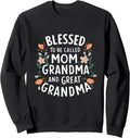 blessed called grandma boho flower