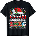 Family Christmas 2026 Matching Outfit Xmas Squad Santa Funny T-Shirt