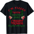 Funny Tequila Christmas Spirit - Drinking Xmas Merch T-Shirt