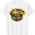 Happy New Year Party 2027 Funny Balloon Family Matching T-Sh T-Shirt