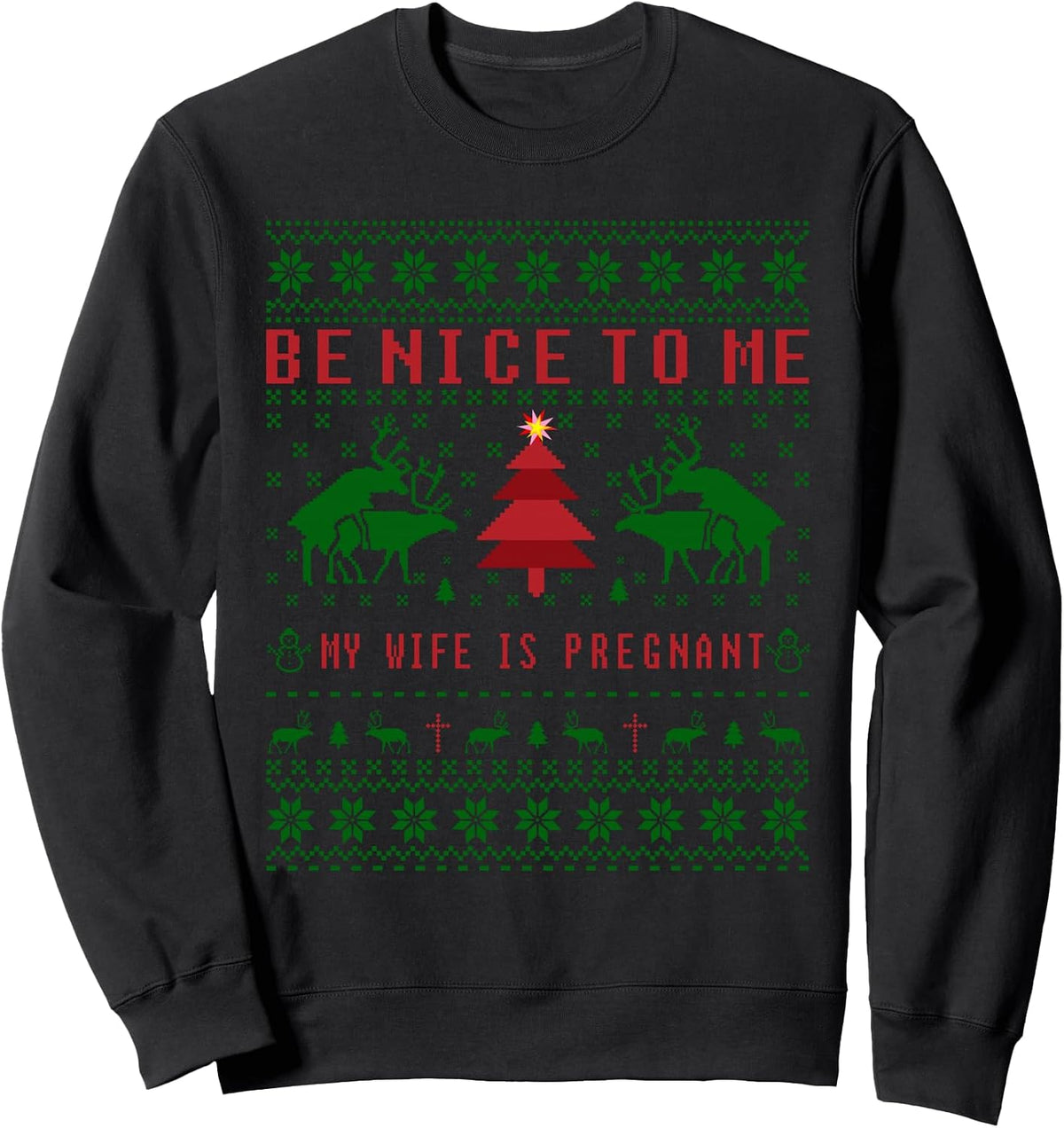Crazy Christmas Pregnancy Tshirt